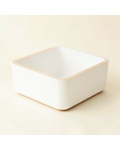 Laurel Bluff Empty Storage Basket - White (synthetic illustration; no displayed measurements)