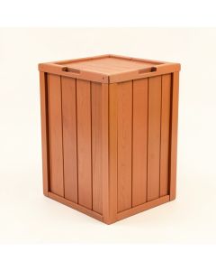 Birch Canyon Closed Outdoor Storage Box - Terracotta (synthetic illustration; no displayed measurements)