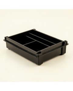Willow Branch Empty Pantry Drawer Organizer Insert - Black (synthetic illustration; no displayed measurements)