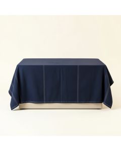 Aspen Dale Flat Bed Sheet - Navy (synthetic illustration; no displayed measurements)
