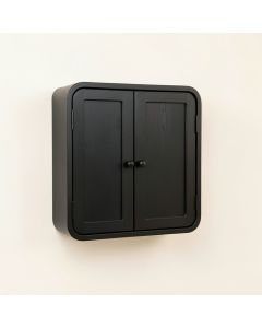 Cove Arc Wall-Mounted Entry Cabinet (synthetic illustration; no displayed measurements)
