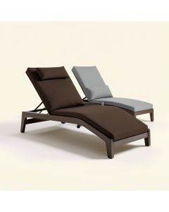 Crispin 79 '' Long Reclining Chaise Lounge Set (synthetic illustration; no displayed measurements)