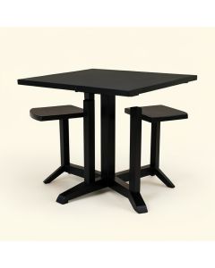Della 3 Piece Bistro Pub Table Set (synthetic illustration; no displayed measurements)