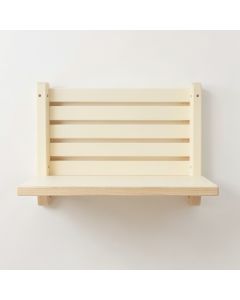 Willow Bend Wall-Mounted Entryway Organizer Shelf - Cream (synthetic illustration; no displayed measurements)