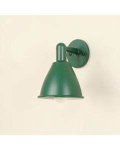 Brook Dale Wall Sconce Mounted On A Plain Wall - Green (synthetic illustration; no displayed measurements)