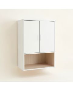Aspen Bridge Wall-Mounted Laundry Cabinet - White (synthetic illustration; no displayed measurements)