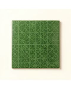 Dawn Bluff Uninstalled Square Decorative Tile - Green (synthetic illustration; no displayed measurements)