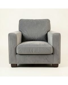 Dune Dell Upholstered Armchair - Gray (synthetic illustration; no displayed measurements)
