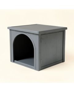 River Branch Empty Furniture-Style Litter Enclosure - Gray (synthetic illustration; no displayed measurements)
