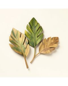2 Piece Leaf Wall Décor Set (synthetic illustration; no displayed measurements)