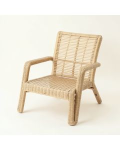 Flint Bend Outdoor Lounge Chair - Beige (synthetic illustration; no displayed measurements)