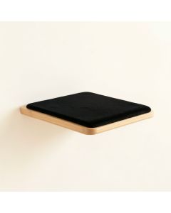Ridge Canyon Wall-Mounted Cat Perch - Black (synthetic illustration; no displayed measurements)