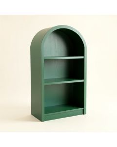 Aspen Crossing Freestanding Bookcase - Green (synthetic illustration; no displayed measurements)