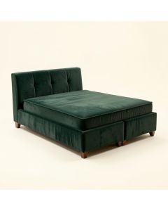 Schroder Modern And Contemporary Velvet Upholstered Daybed With Trundle (synthetic illustration; no displayed measurements)