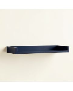 Wren Bend Wall-Mounted Shelf - Navy (synthetic illustration; no displayed measurements)