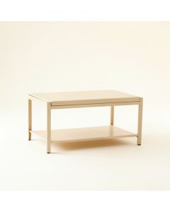 Olive Canyon Narrow Outdoor Storage Bench - Beige (synthetic illustration; no displayed measurements)