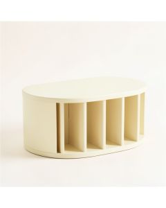 Cove Bend Shoe Storage Bench - Ivory (synthetic illustration; no displayed measurements)