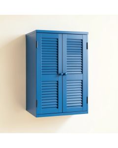 Laurel Bridge Wall-Mounted Laundry Cabinet - Blue (synthetic illustration; no displayed measurements)