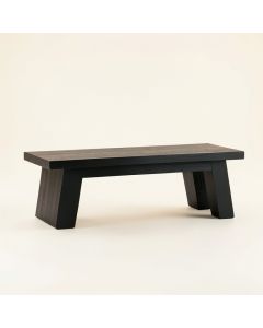 Rowan Dell Indoor Bench - Black (synthetic illustration; no displayed measurements)