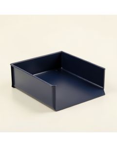 Linden Dell Empty Under-Desk Cable Tray - Navy (synthetic illustration; no displayed measurements)