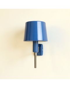 Elm Dale Wall Sconce Mounted On A Plain Wall - Blue (synthetic illustration; no displayed measurements)