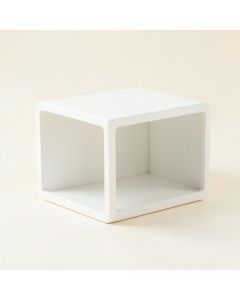 Sage Arc Low Toy Storage Unit - White (synthetic illustration; no displayed measurements)