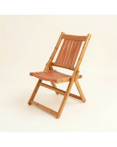 Field Bluff Folding Outdoor Chair - Terracotta (synthetic illustration; no displayed measurements)