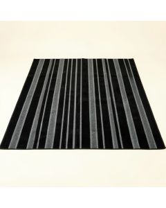 Wren Bend Rectangular Area Rug - Black (synthetic illustration; no displayed measurements)