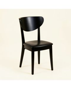 River Bridge Dining Chair - Black (synthetic illustration; no displayed measurements)