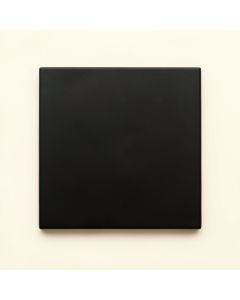 Oak Branch Uninstalled Square Decorative Tile - Black (synthetic illustration; no displayed measurements)