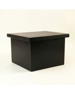 Ash Branch Closed Outdoor Storage Box - Black (synthetic illustration; no displayed measurements)