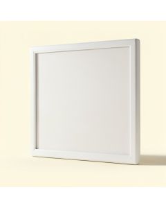 White Fixed Frame Wall Mounted Projector Screen (synthetic illustration; no displayed measurements)
