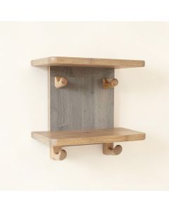 Elm Canyon Wall-Mounted Entryway Organizer Shelf - Gray (synthetic illustration; no displayed measurements)