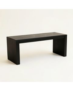 Stone Bridge Indoor Bench - Black (synthetic illustration; no displayed measurements)