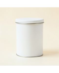Flint Crest Storage Canister With Lid - White (synthetic illustration; no displayed measurements)