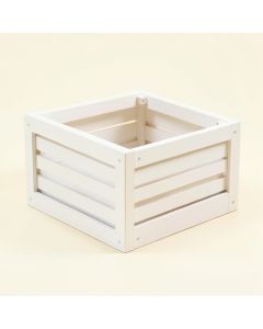 Rowan Dale Empty Furniture-Style Litter Enclosure - White (synthetic illustration; no displayed measurements)