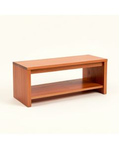 Olive Arc Indoor Bench - Terracotta (synthetic illustration; no displayed measurements)