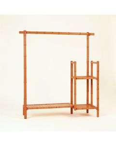 Birch Arc Empty Garment Rack (synthetic illustration; no displayed measurements)