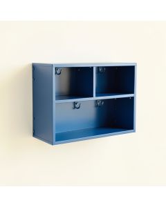 Wren Bluff Wall-Mounted Entryway Organizer Shelf - Blue (synthetic illustration; no displayed measurements)