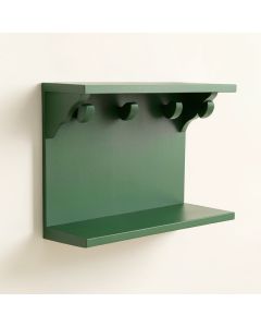 Heath Dell Wall-Mounted Entryway Organizer Shelf - Green (synthetic illustration; no displayed measurements)