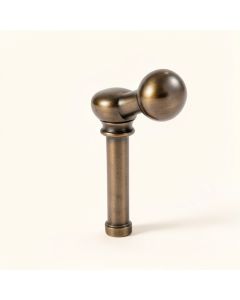 Annabel Adjustable 72 '' To 144 '' 1 '' Single Curtain Rod (synthetic illustration; no displayed measurements)