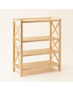 Willow Brook Empty Seed-Starting Shelving Unit Without Lights - Beige (synthetic illustration; no displayed measurements)