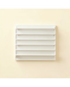 Alder Bend Empty Wall-Mounted Tool Organizer Panel - White (synthetic illustration; no displayed measurements)
