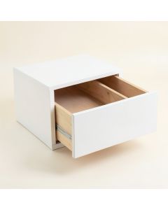 Meadow Bridge Small-Parts Storage Drawer Cabinet - White (synthetic illustration; no displayed measurements)