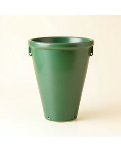 Slate Crossing Empty Railing Planter With Integral Brackets - Green (synthetic illustration; no displayed measurements)