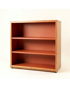Cedar Bend Freestanding Bookcase - Terracotta (synthetic illustration; no displayed measurements)