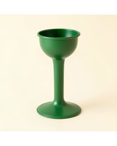 Clay Branch Empty Candle Holder - Green (synthetic illustration; no displayed measurements)