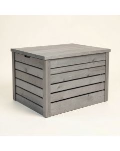 Cliff Bridge Closed Outdoor Storage Box - Gray (synthetic illustration; no displayed measurements)
