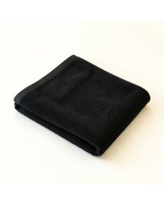 Laurel Canyon Bath Towel - Black (synthetic illustration; no displayed measurements)