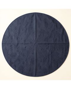 Harbor Bend Round Area Rug - Navy (synthetic illustration; no displayed measurements)